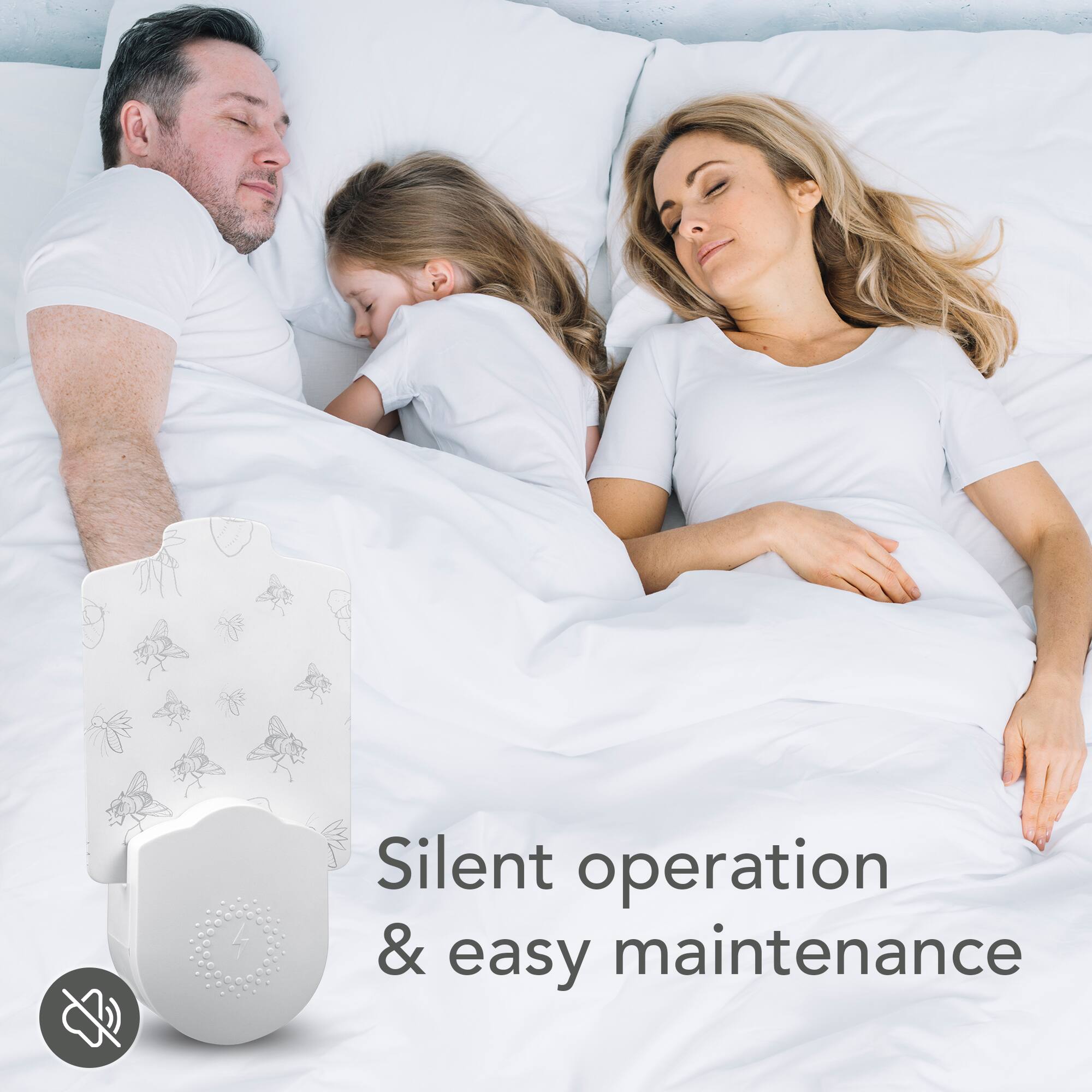 Silent operation & easy maintenance