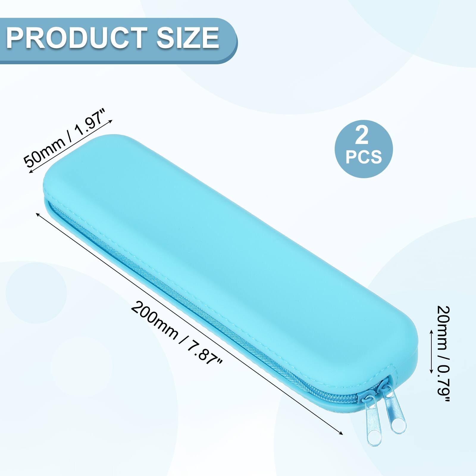PRODUCT SIZE

- 50mm / 1.97"
- 200mm / 7.87"
- 20mm / 0.79"

2 PCS