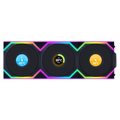 Lian Li UNI FAN SL Wireless LCD 120 Reverse Blade Black - Best Buy Lian Li UNI FAN SL Wireless LCD 120 Reverse Blade Black - Best Buy