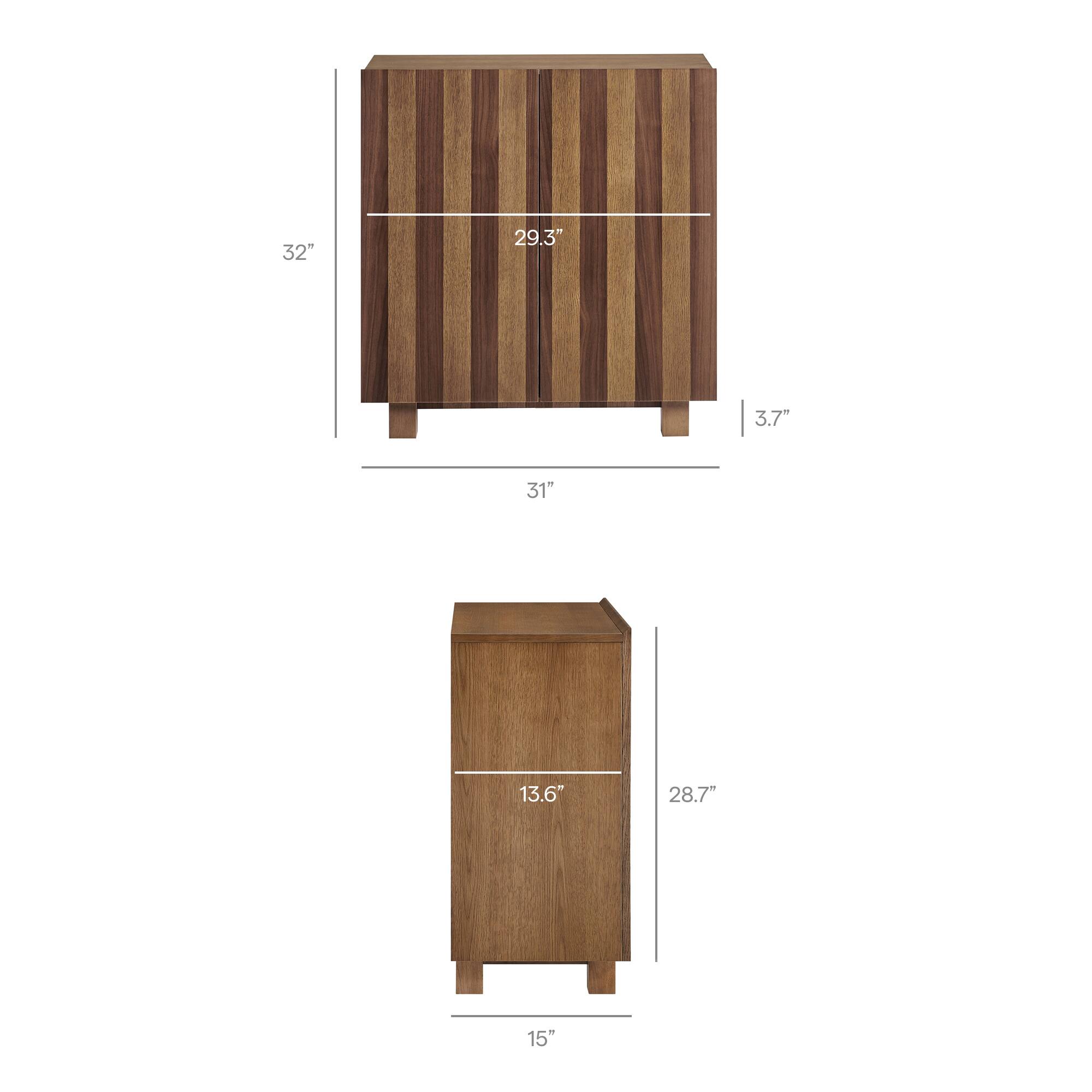 32" x 29.3" x 3.7"  
31"  
13.6" x 28.7" x 15"