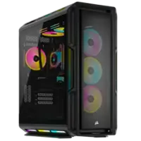 CORSAIR - VENGEANCE i8200 Gaming Desktop-Intel Core i9 14900KF-64GB RGB DDR5 6000MHz-NVIDIA GeForce RTX 5080-2TB SSD - Black - Front_Zoom