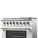 Alt View 9. Forno Appliances - Galiano 5.36 Cu. Ft. Freestanding Dual Fuel Electric Range with Convection Oven - White Door.
