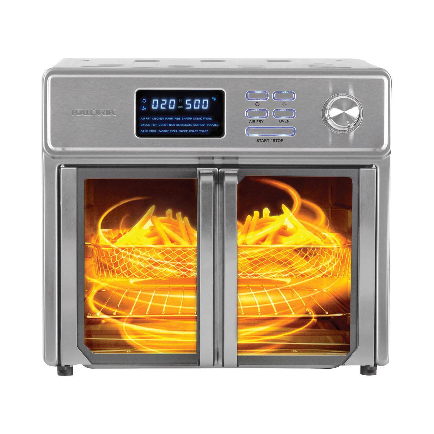 Alt View 13. Kalorik - 26qt Digital Maxx Air Fryer Oven - Stainless Steel.