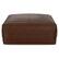 Alt View 11. Simpli Home - Brody Large Square Coffee Table Pouf - Distressed Dark Brown.