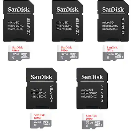 SanDisk microSD microSDHC ADAPTER microSDXC
SanDisk Ultra 32GB microSDHC I