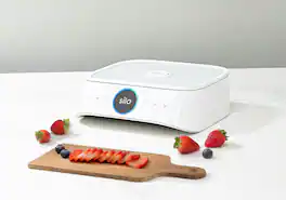 Silo - Deep Vacuum Food Storage System with Built-In Scale and Alexa - White