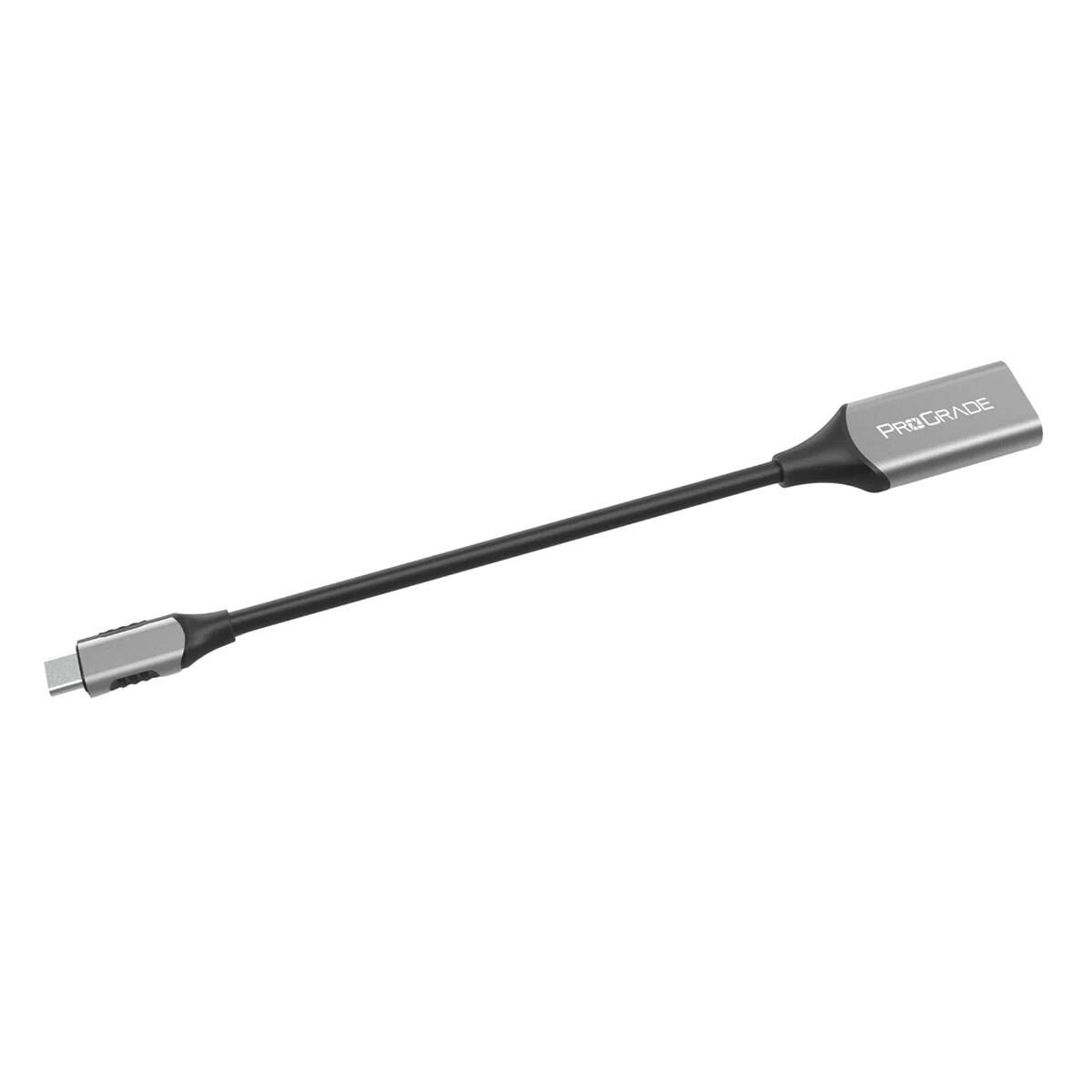Front. Prograde Digital - Prograde Digital USB Type-C Male to 8K HDMI 2.1 Female Adapter, Black/Gray.