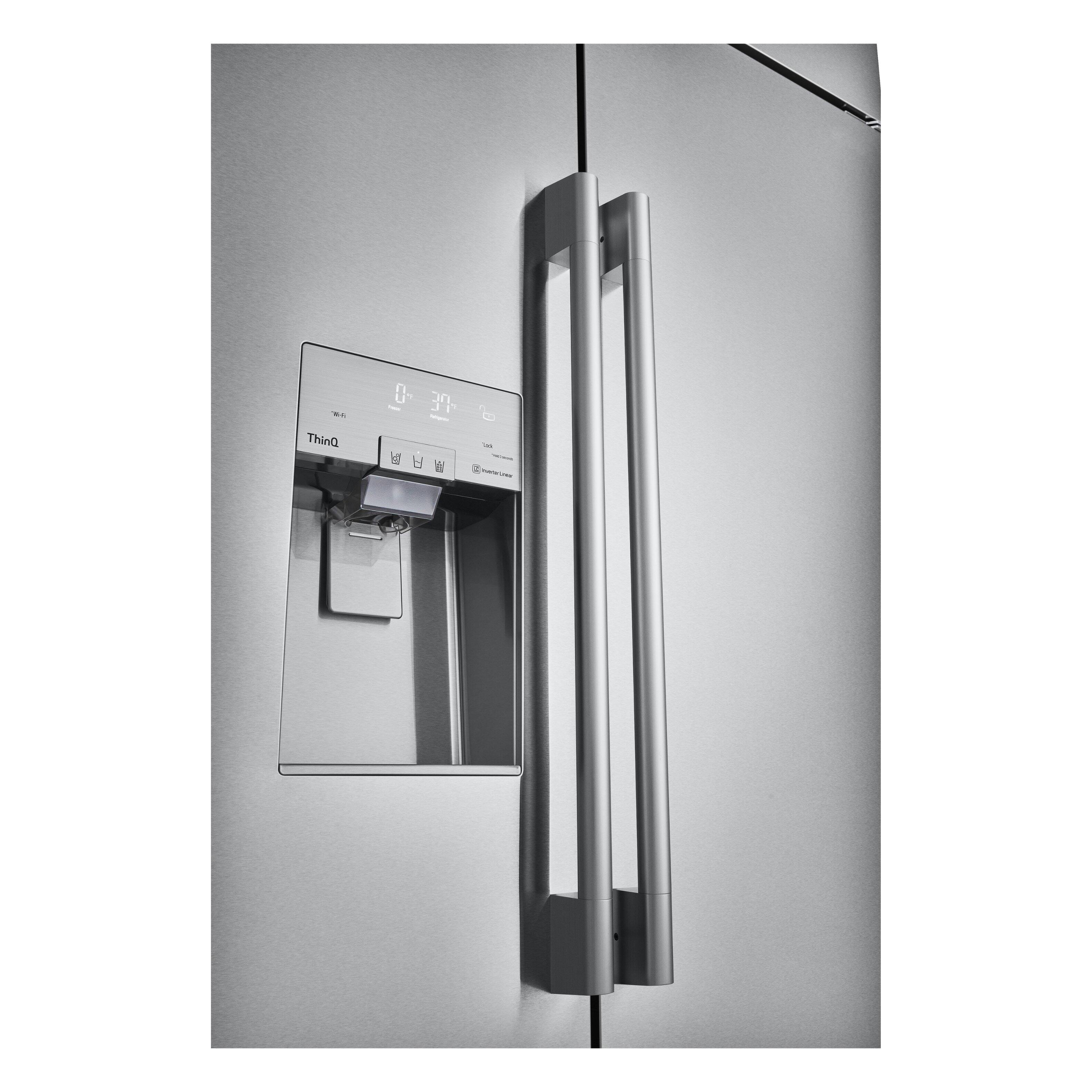 Alt View 1. SKS - 42-in Build-In Side-by-Side Refrigerator - Stainless Steel.