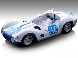 Maserati Birdcage Tipo 61 #200 Maglioli - Vaccarella Targa Florio (1960) Ltd Ed to 80 pcs 1/18 Model Car by Tecnomodel