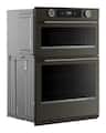 KitchenAid - 30 inch Smart Built-In Electric Combination Wall Oven with Microwave and Intelligent Cooking Camera - Black Ore