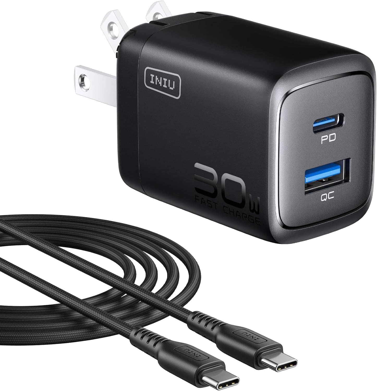 INIU 30W FAST CHARGE PD QC M 1M