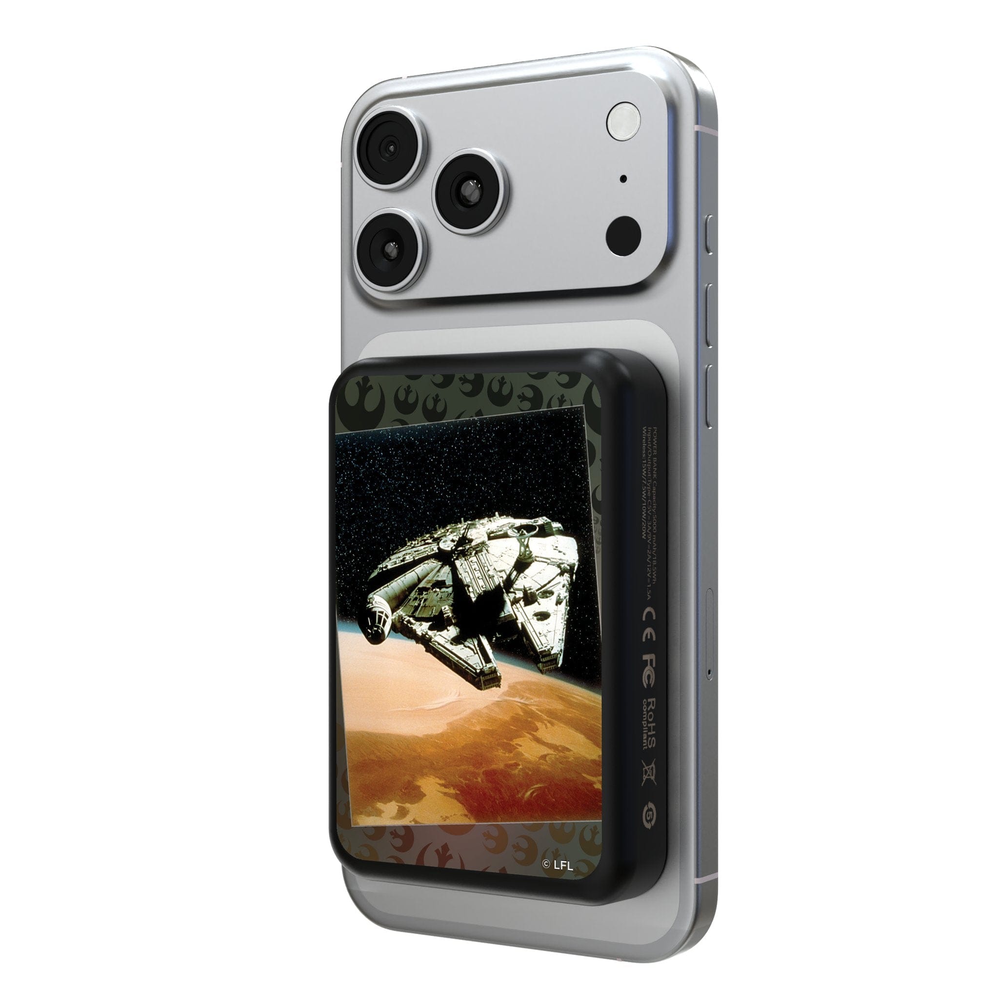 Photos - Power bank Star Keyscaper -  Wars: A New Hope Portrait Wireless Mag  - Millennium Falcon KPBKM1 