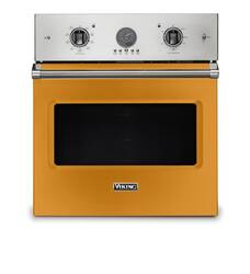 Viking - 27" Built-in Single Electric Convection Wall Oven - Daffodil - Front_Zoom