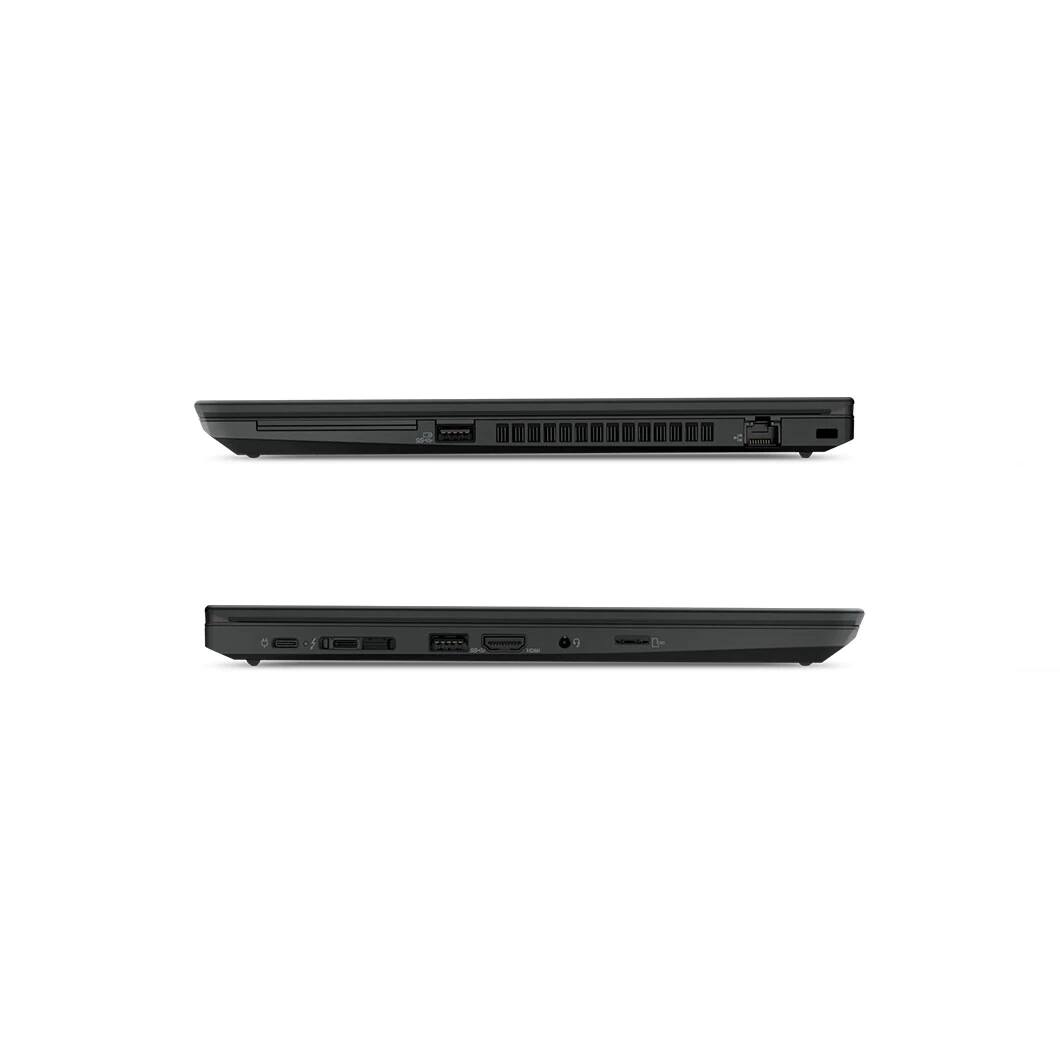 Angle. Lenovo - Thinkpad T490 14" 16GB 512GB SSD Core™ i5-8365U 1.6GHz WIN11P - Black.