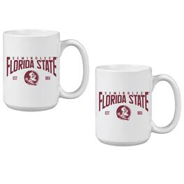 Indigo Falls - Florida State Seminoles 15oz. Established Ceramic Mug Two-Set - Multicolor
