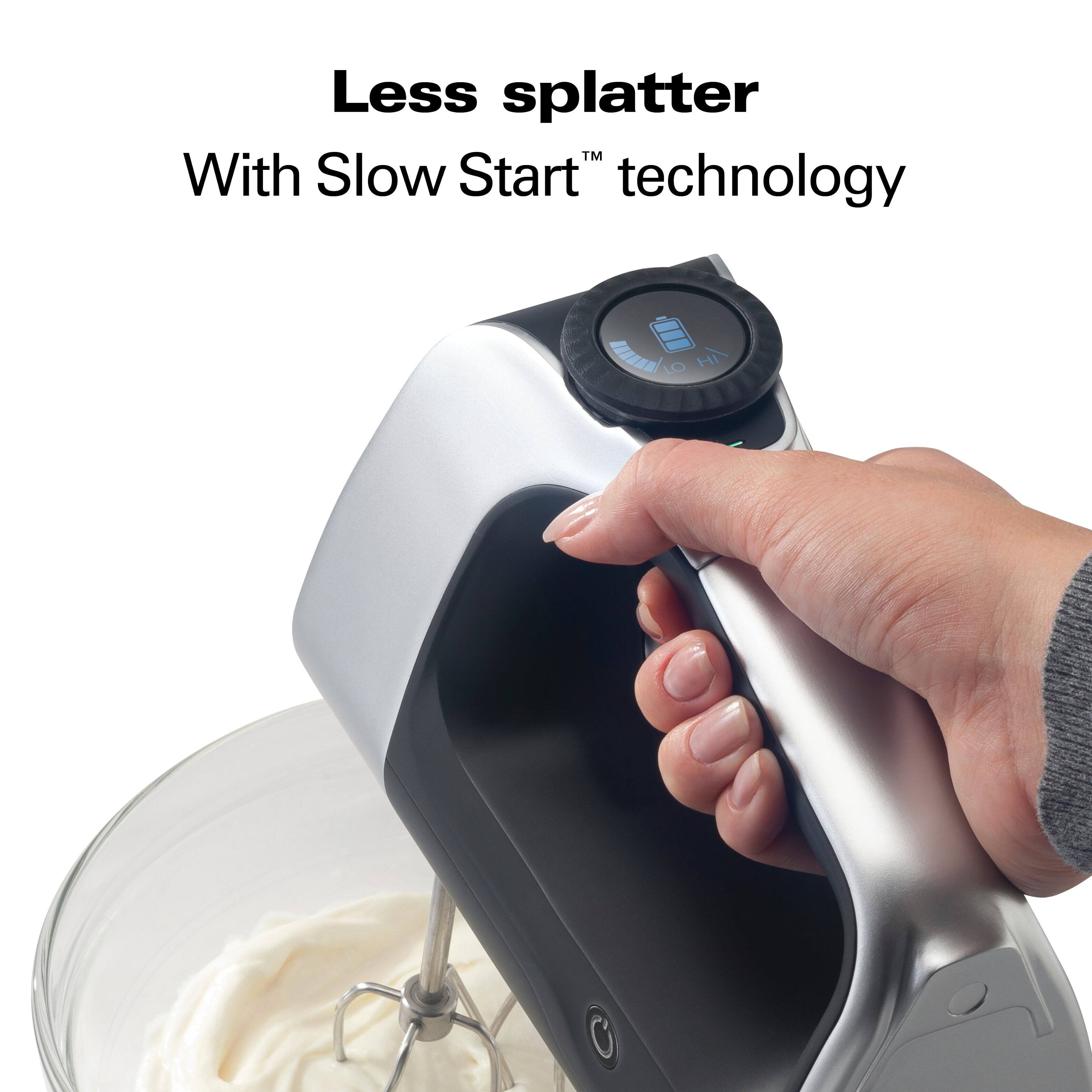 Less splatter  
With Slow Start™ technology