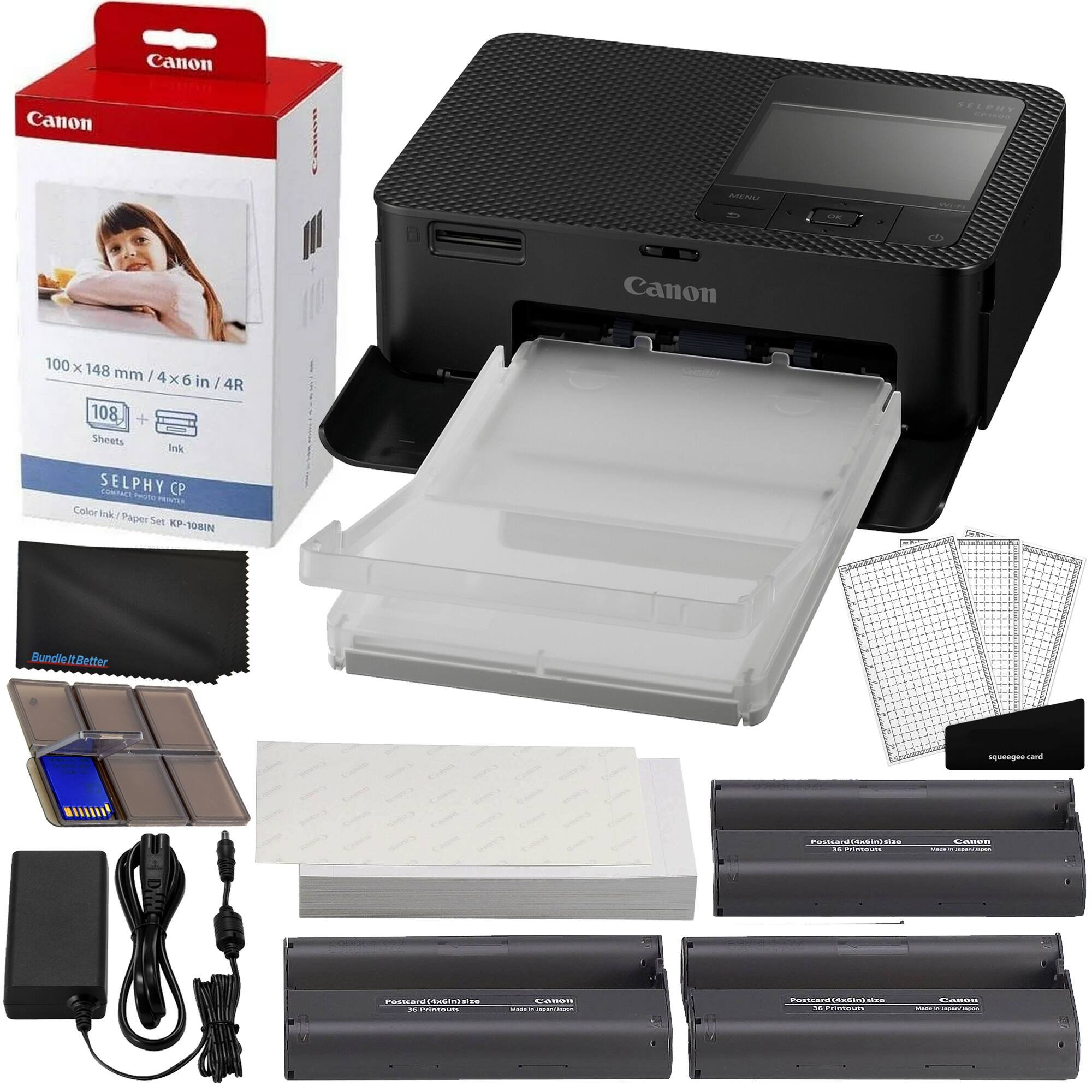 Canon SEEONY eI AENL UN - Canon 100 x 148 mm / 4x 6 in/4R in / 4R 108 + Sheets Ink SELPHY CP Color Ink Paper Set KP-10BIN BundleitBetter M Better -i nank PRAnE1SESIN ecmisis : Cd Caun COrcIsin - Enborecte COM- PieinT - -. CLs COnoe