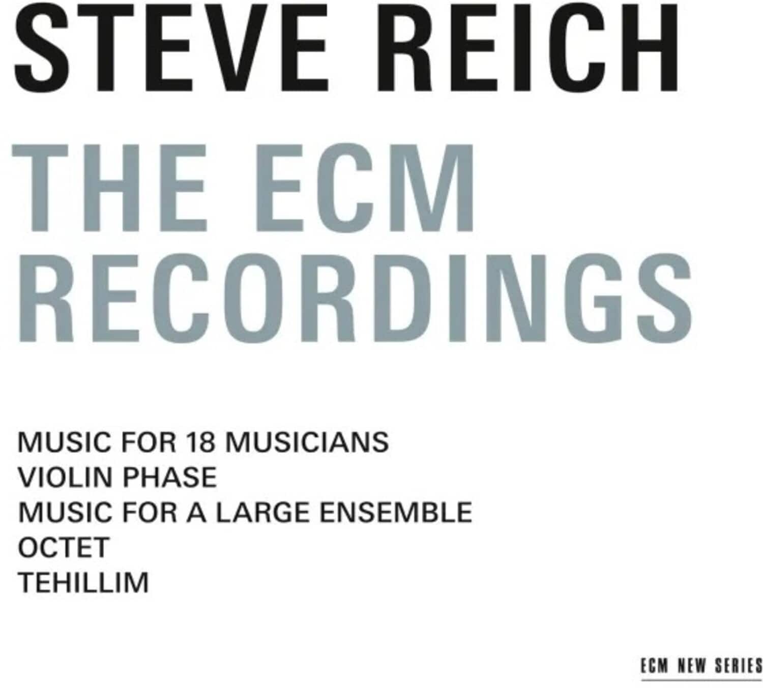 Steve Reich - Recordings on ECM - VINYL LP