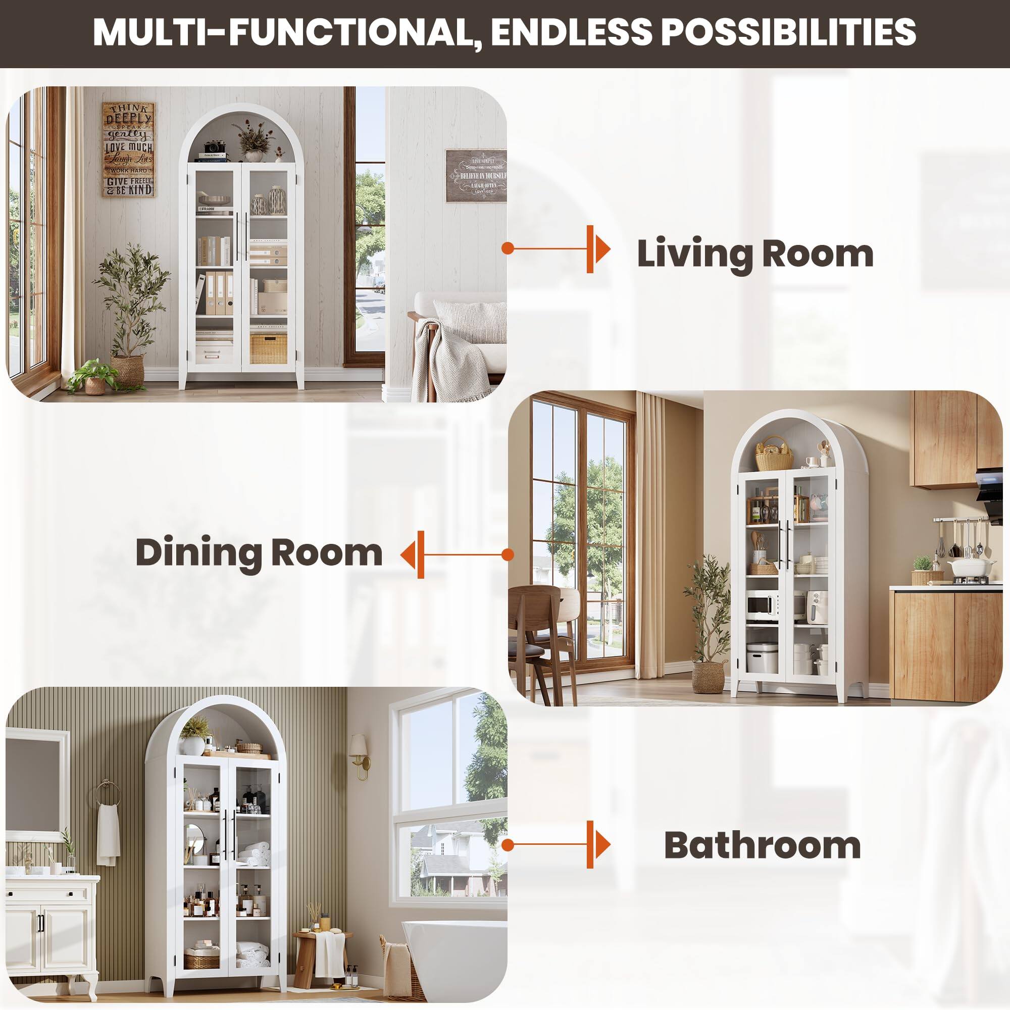 MULTI-FUNCTIONAL, ENDLESS POSSIBILITIES

Living Room

Dining Room

Bathroom
