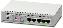 Allied Telesis - 5-port 10/100/1000T Unmanaged Switch with Internal PSU - 5 Ports - Gigabit Ethernet - 10/100/1000Base-T - Unknown