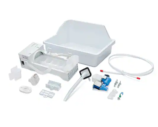 Front. Frigidaire - Top Mount Refrigerator Ice Maker Kit - White.