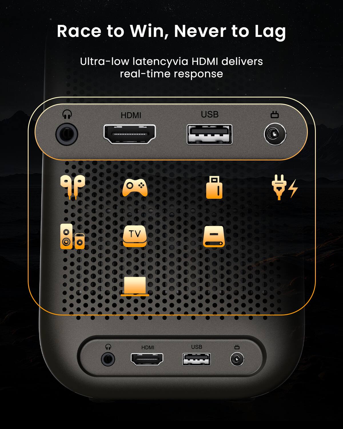 Race to Win, Never to Lag

Ultra-low latency via HDMI delivers real-time response