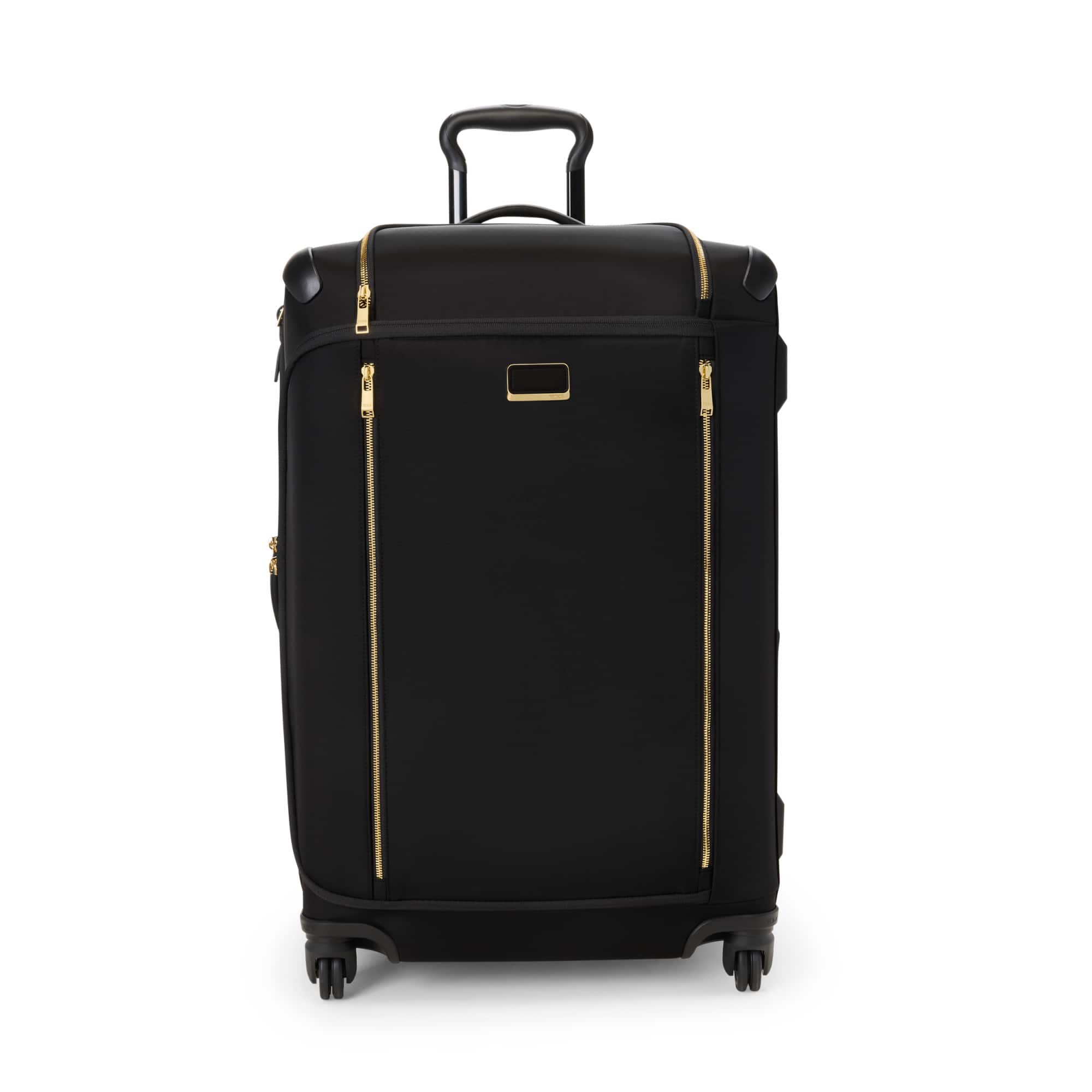 TUMI - Voyageur Travel Leger Short Trip 26" Expandable Packing Case Suitcase - Black with Gold - Front_Zoom