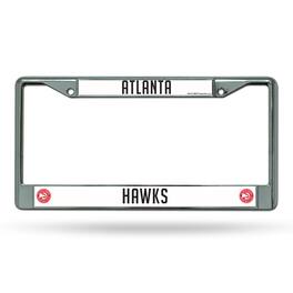 Rico Industries - Atlanta Hawks NBA Chrome Metal License Plate Frame - Multi