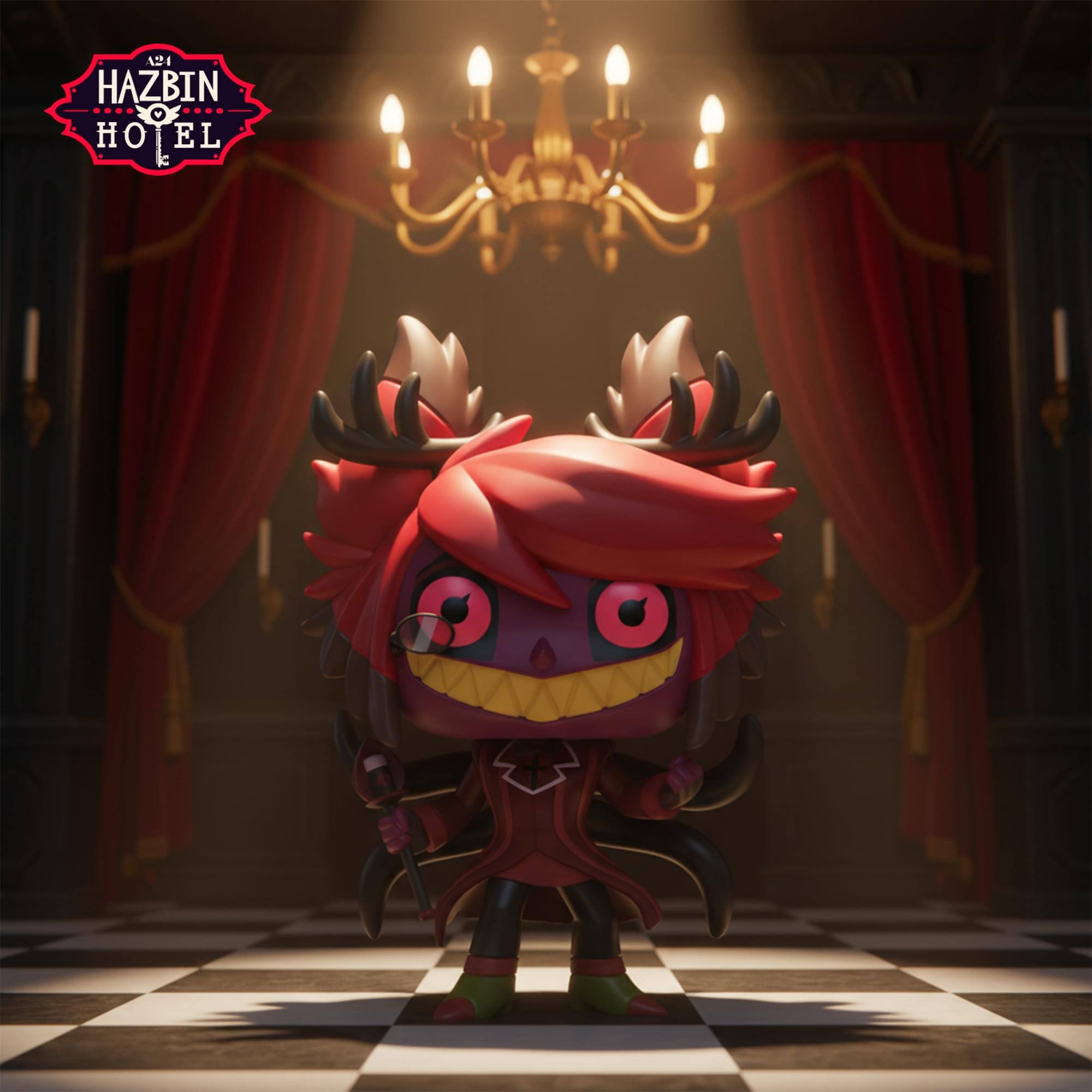 Hazbin Hotel Funko POP Animation | Alastor Chase Red 90413CHASE