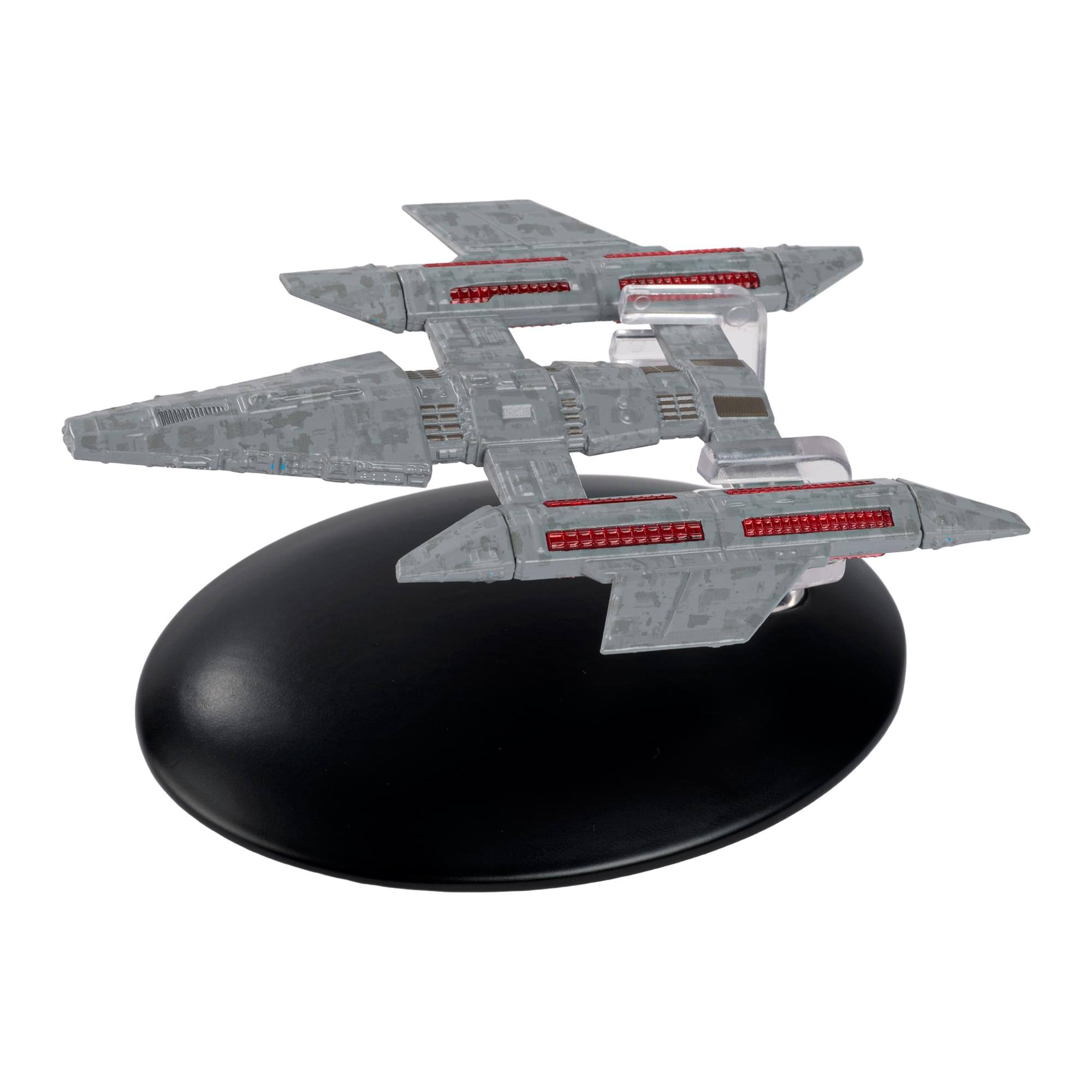 Alt View 1. Eaglemoss - Eaglemoss Star Trek Starship Replica | Tamarian Deep Space Cruiser - Grey.