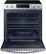 Alt View 12. Samsung - 6.3 cu. ft. Front Control Slide-in Electric Range with Convection & Wi-Fi - Stainless Steel.