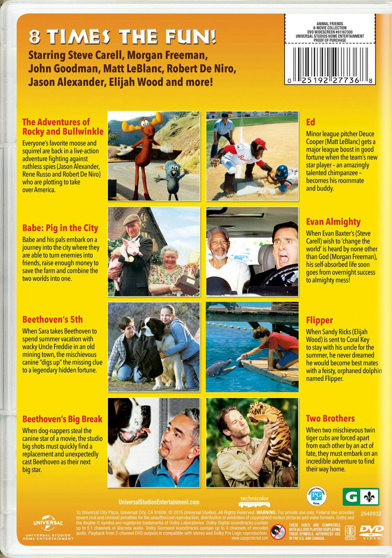 Angle. Animal Friends 8-Movie Collection (DVD Set) [DVD].