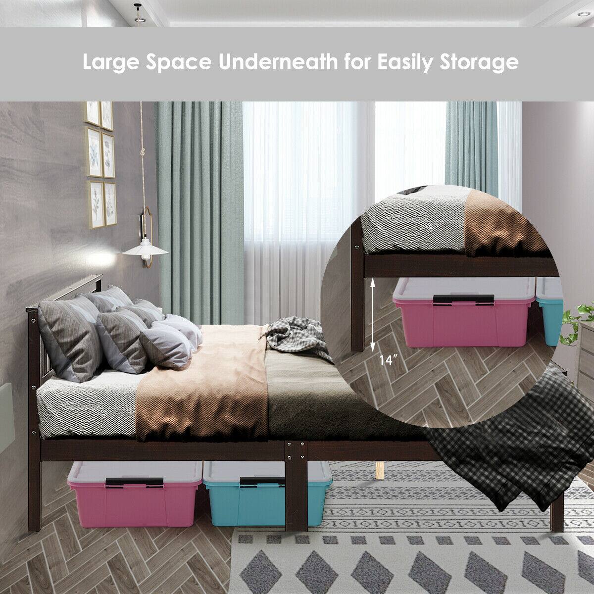Large Space Underneath for Easily Storage

14"