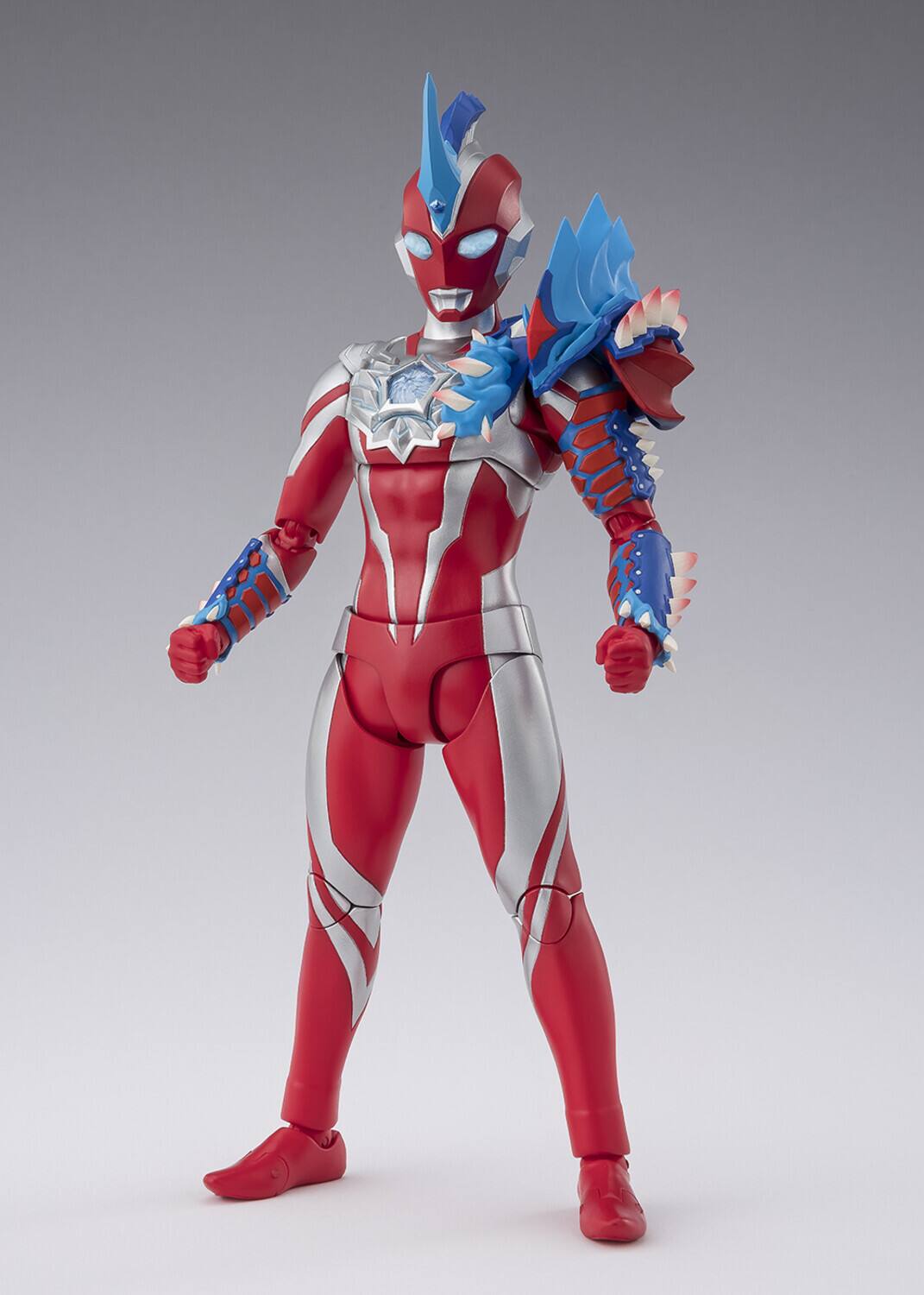 Alt View 1. PopMarket - Tamashii Nations - Ultraman - S.H.Figuarts - Omega Rekiness Armor Action Figure   - COLLECTIBLES - Multicolor.