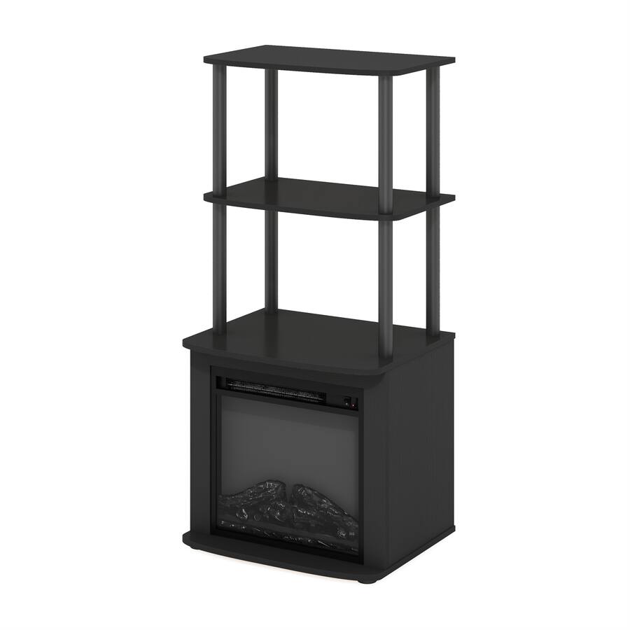 Furinno Turn N Tube 2 Tier Tall TV Entertainment Side Table Display ...