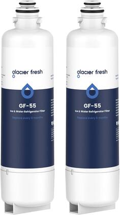 GLACIER FRESH - Replacement for Bosch 11025825 Ultra Clarity Pro Refrigerator Water Filter BORPLFTR50, 2 Pack