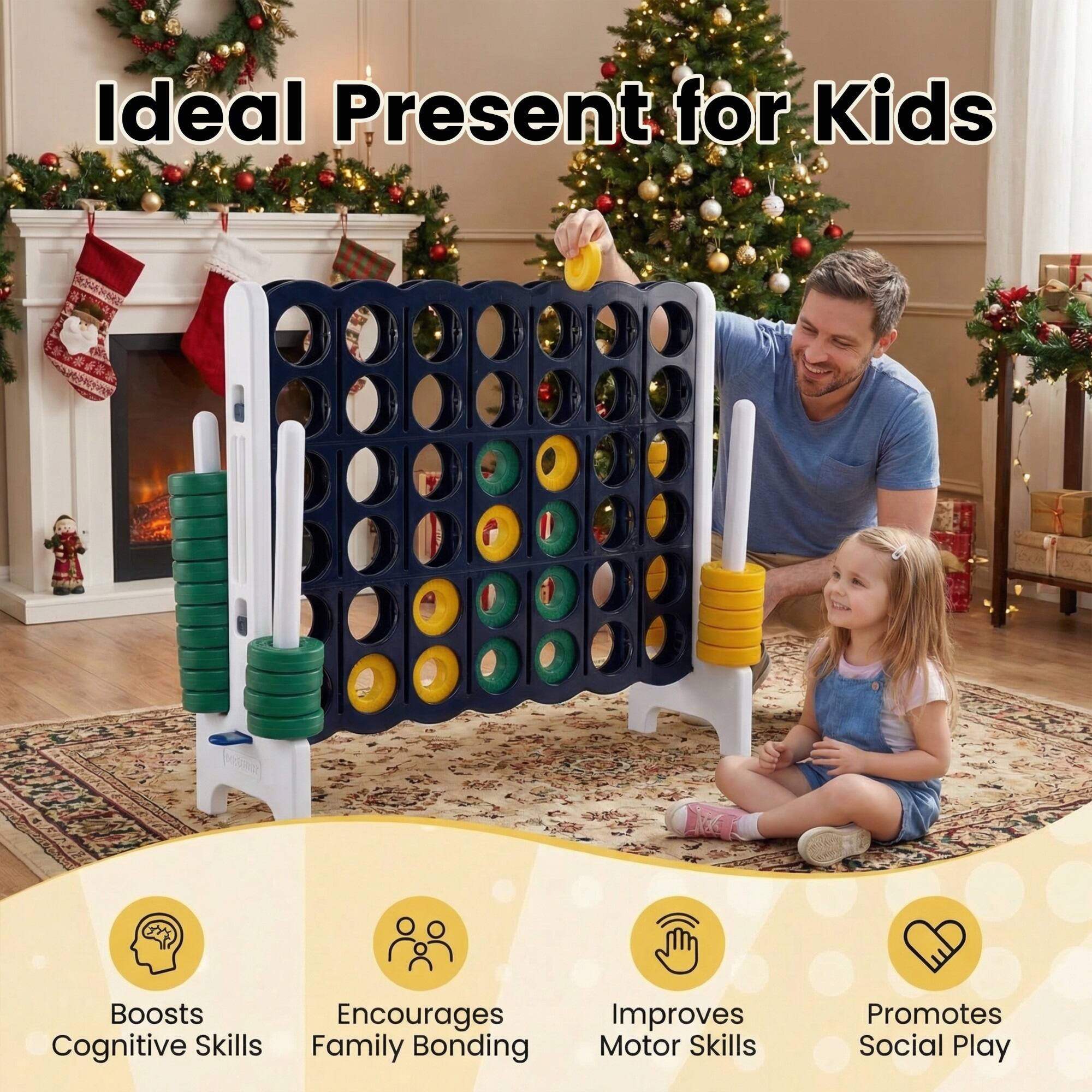 Ideal Present for Kids

- Boosts Cognitive Skills
- Encourages Family Bonding
- Improves Motor Skills
- Promotes Social Play