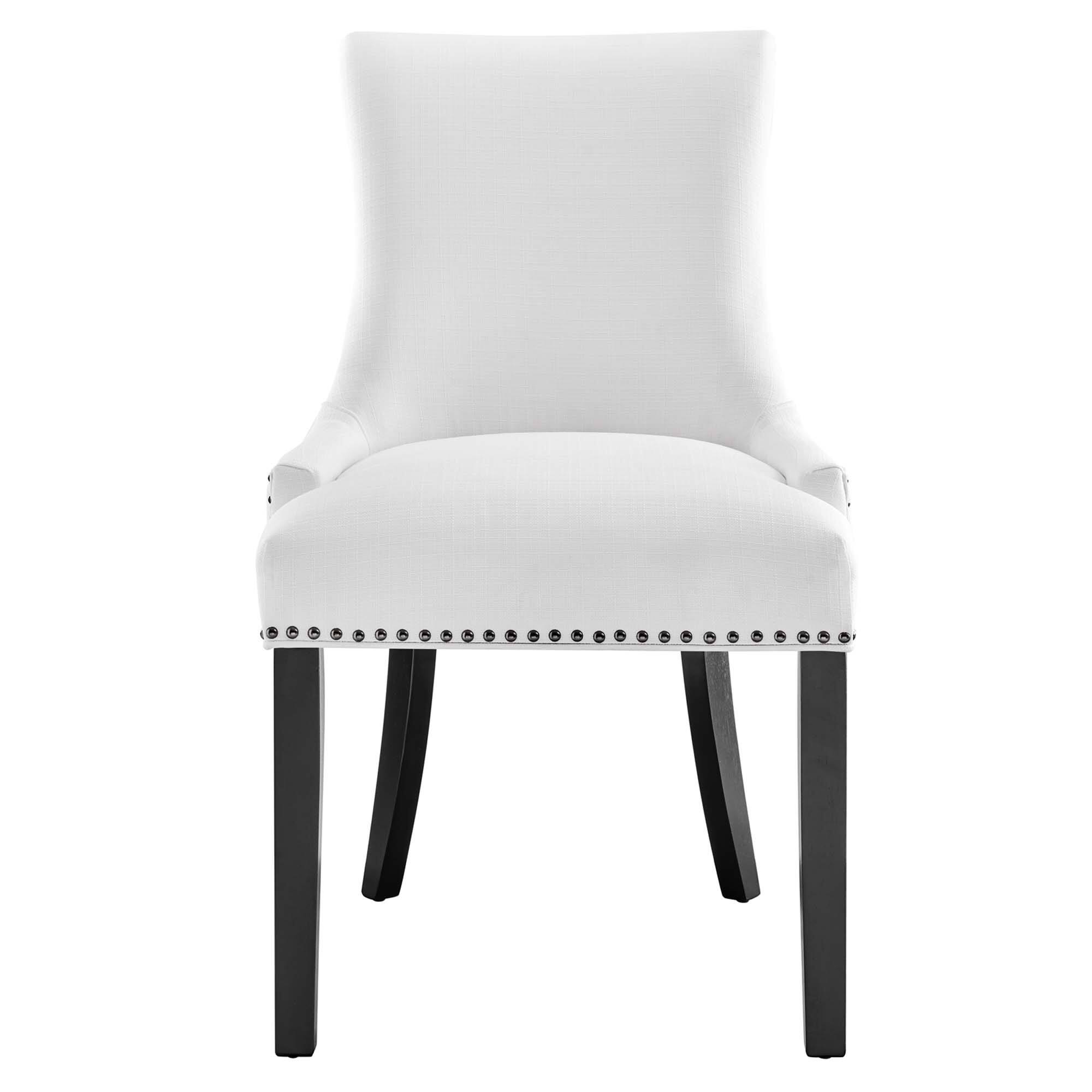 Alt View 2. Modway - Marquis Fabric Dining Chair by Modway - White.