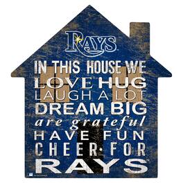 Fan Creations - Tampa Bay Rays 12'' Team House Sign - Multicolor