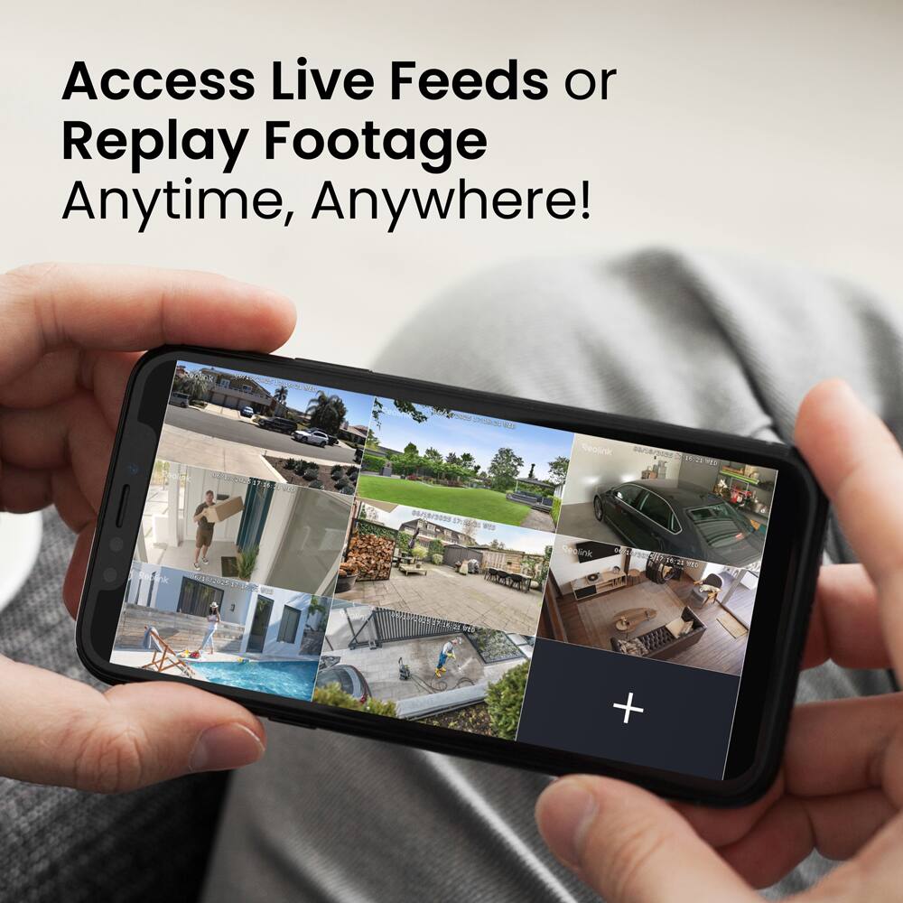Access Live Feeds or Replay Footage Anytime, Anywhere!