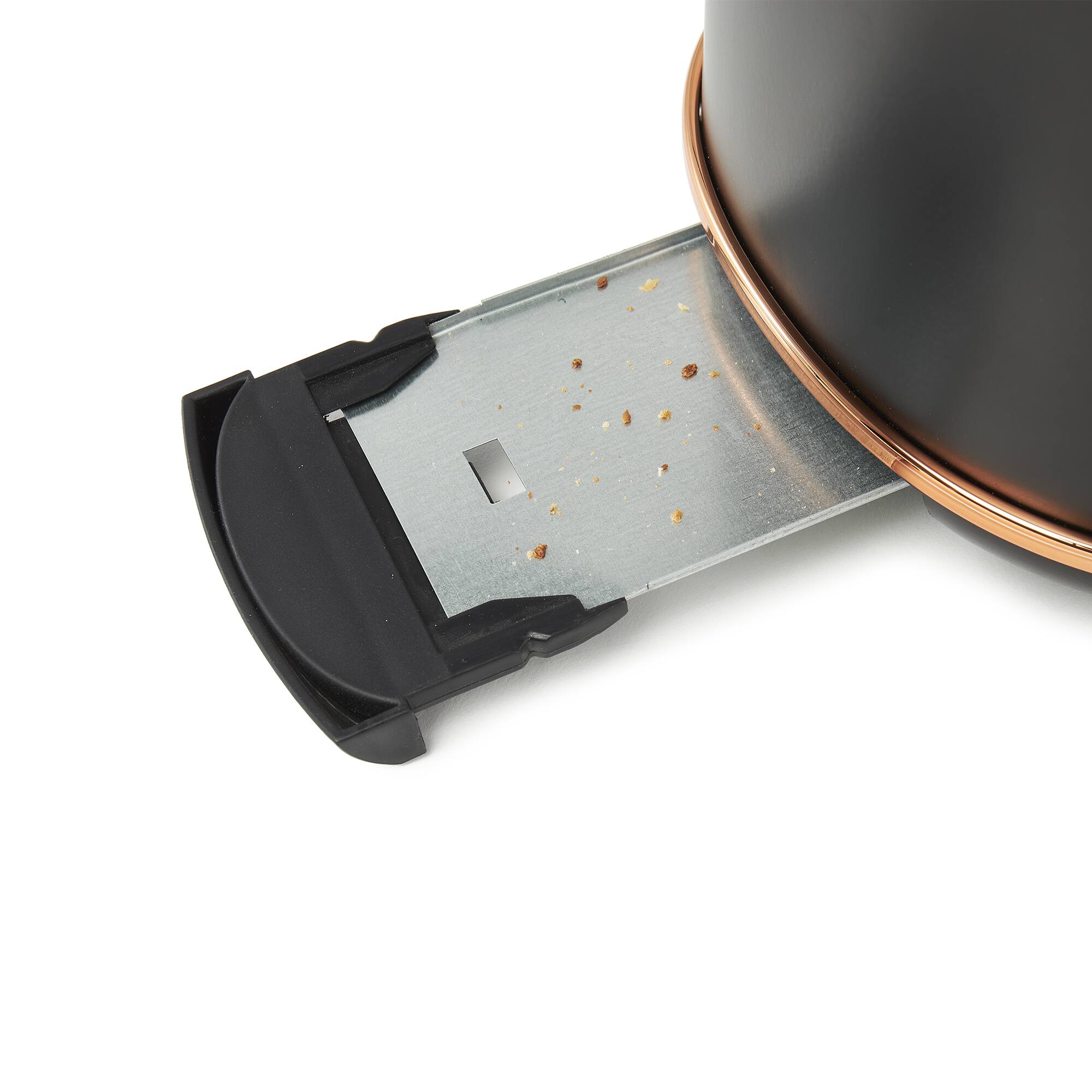 Alt View 7. Haden - Haden Dorset 2 Slice Wide Slot Stainless Steel Toaster, Black & Copper - Black/Copper.