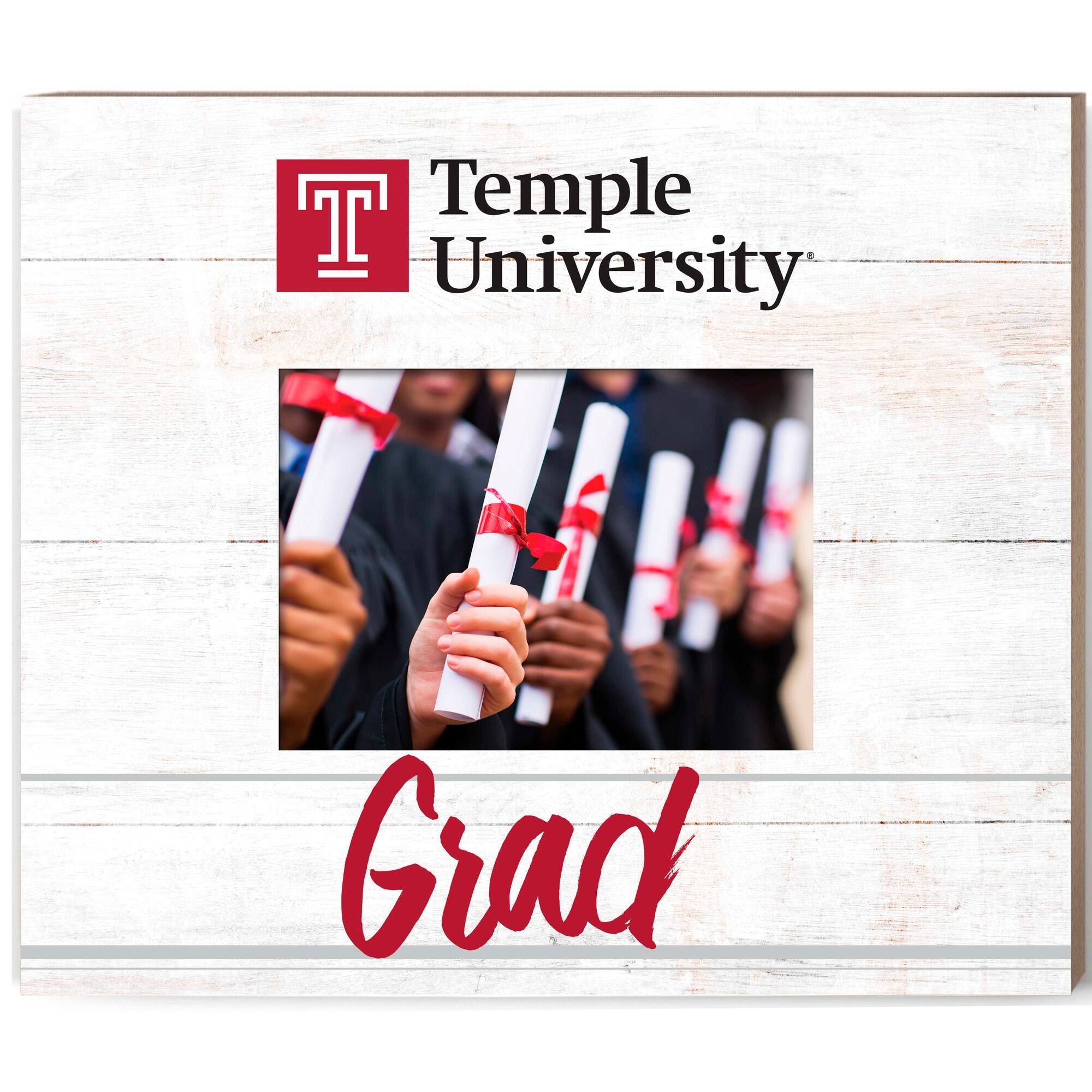 Temple Owls 13.5" x 11.5" Grad Frame