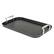 Left. Viking - Hard Anodized Double Burner Nonstick Griddle - Black.