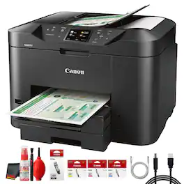 Canon - MAXIFY MB2720 Wireless All-in-One Printer Bundle