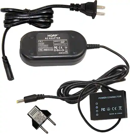 HQRP AC ADAPTER
INPUT: 100-240V
OUTPUT: 12V 2.5A
CAUTION
WEI 3892A300
MADE IN CHINA
POWER CONNECTOR
HQRP
6 PLUG E2S/250 250V
FC CE
MADE IN CHINA