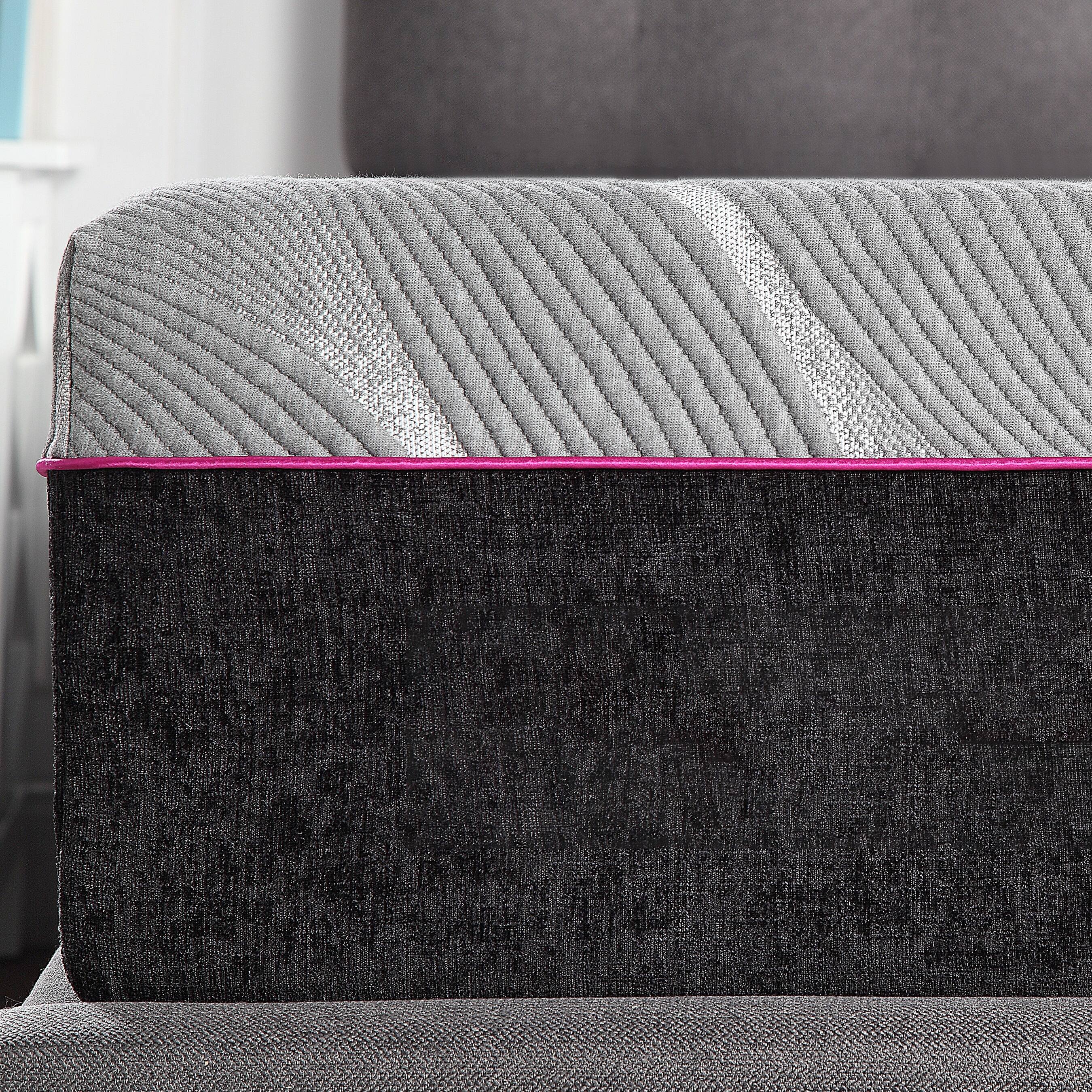 Alt View 5. Glintex - King 11 Inch Cooling Gel Memory Foam Mattress for Adults - Grey.