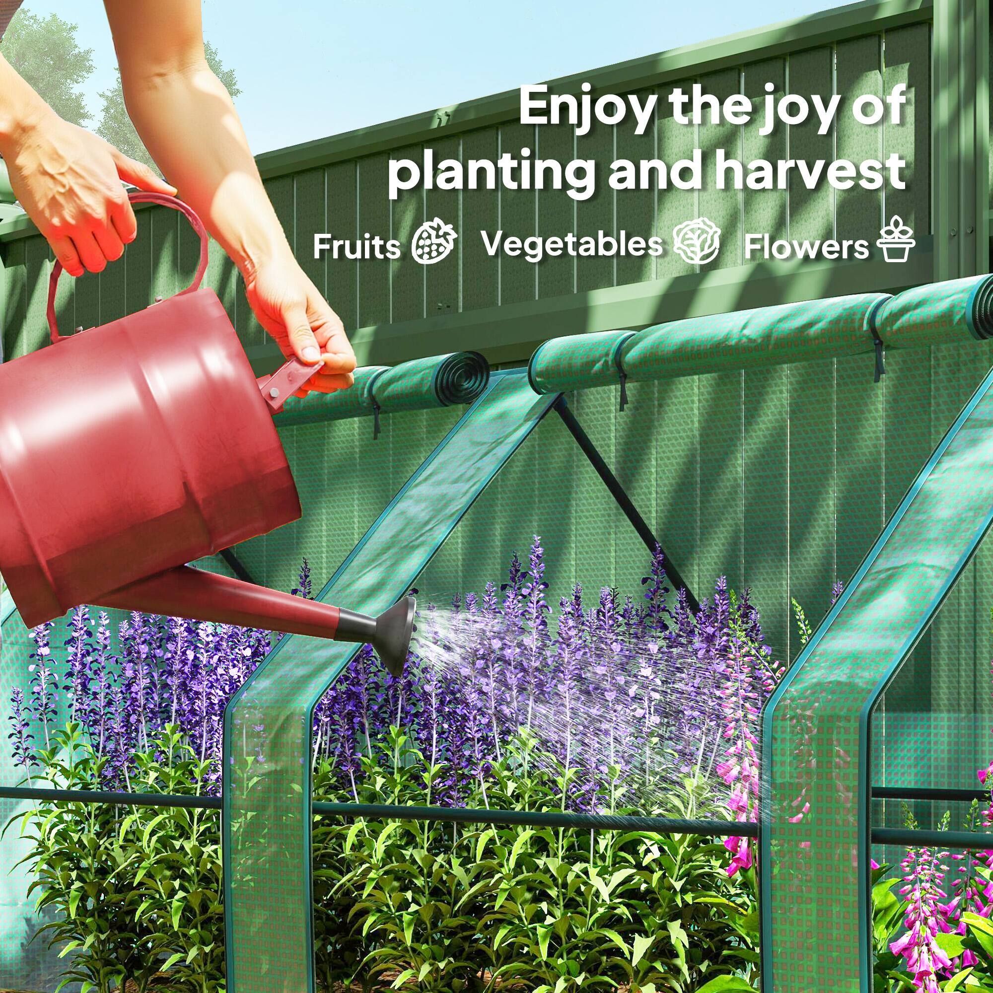 Enjoy the joy of planting and harvest

Fruits Vegetables Flowers
