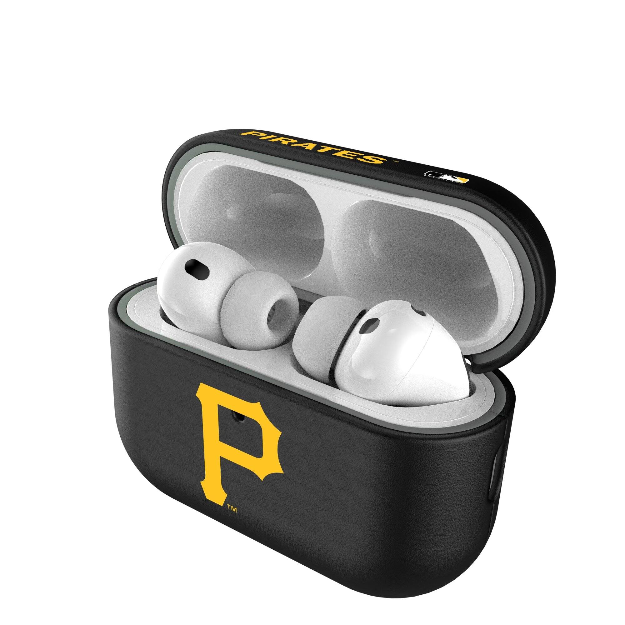 Alt View 3. Keyscaper - Pittsburgh Pirates AirPods Pro 3rd Generation Case Cover - No Size - Black.