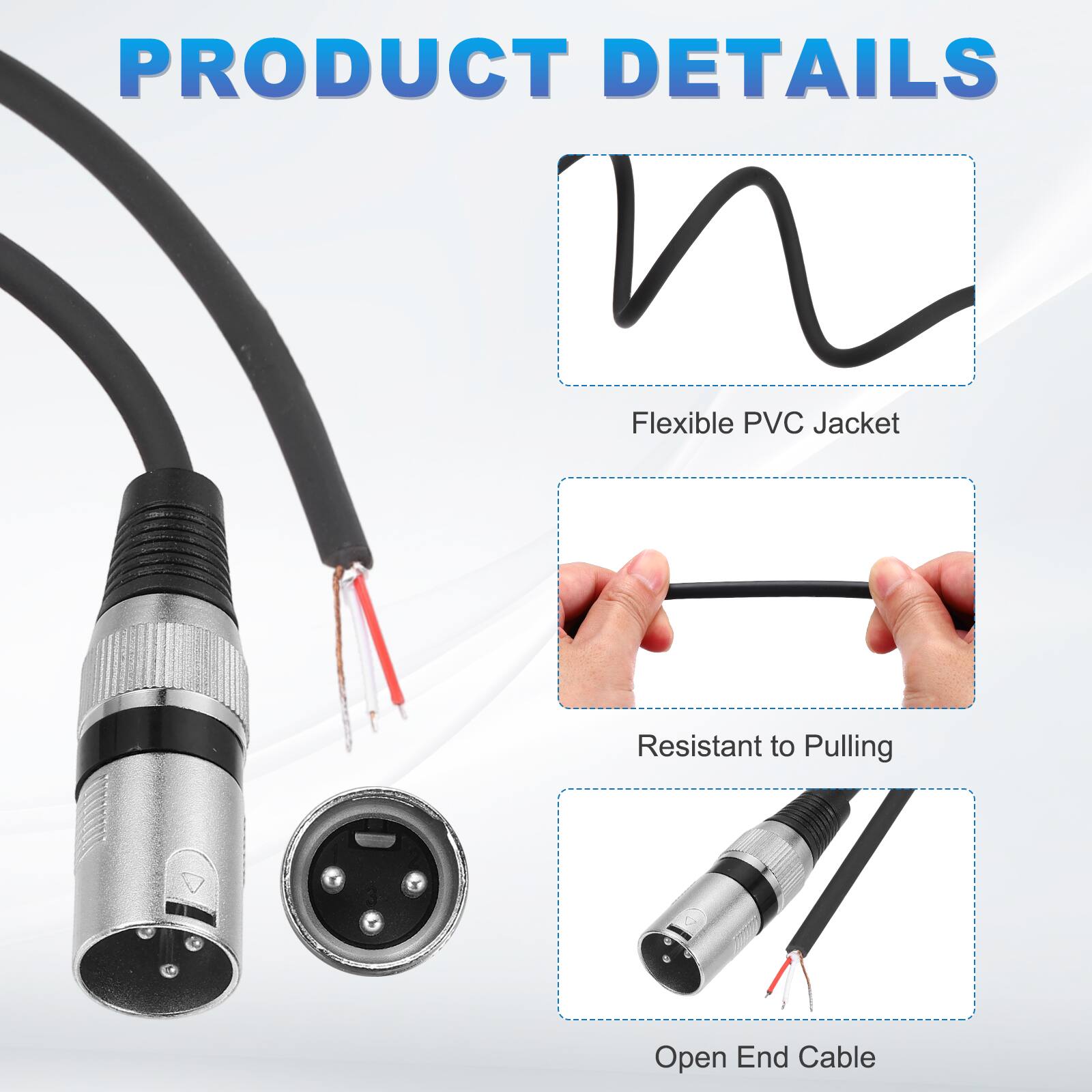 PRODUCT DETAILS

- Flexible PVC Jacket
- Resistant to Pulling
- Open End Cable