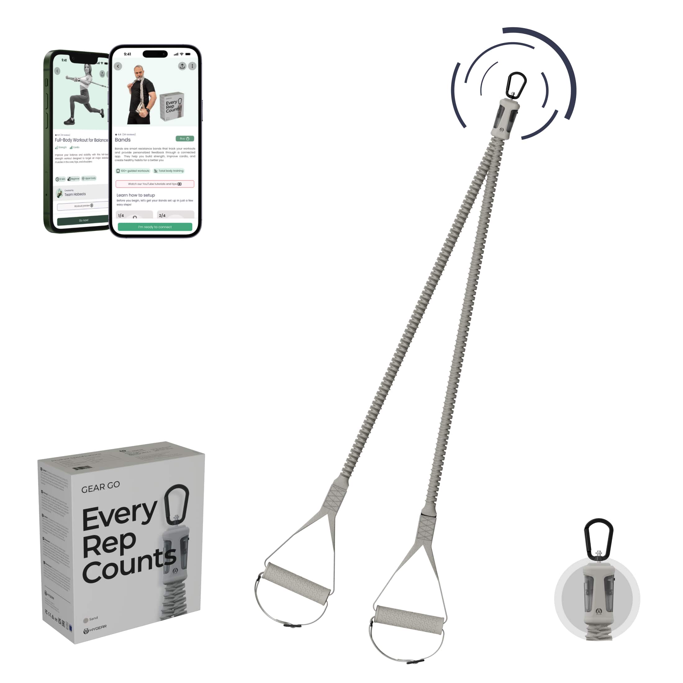 - GEAR GO
- Every Rep Counts
- Full-body workout for balance bands
- Learn how to set up
- $49